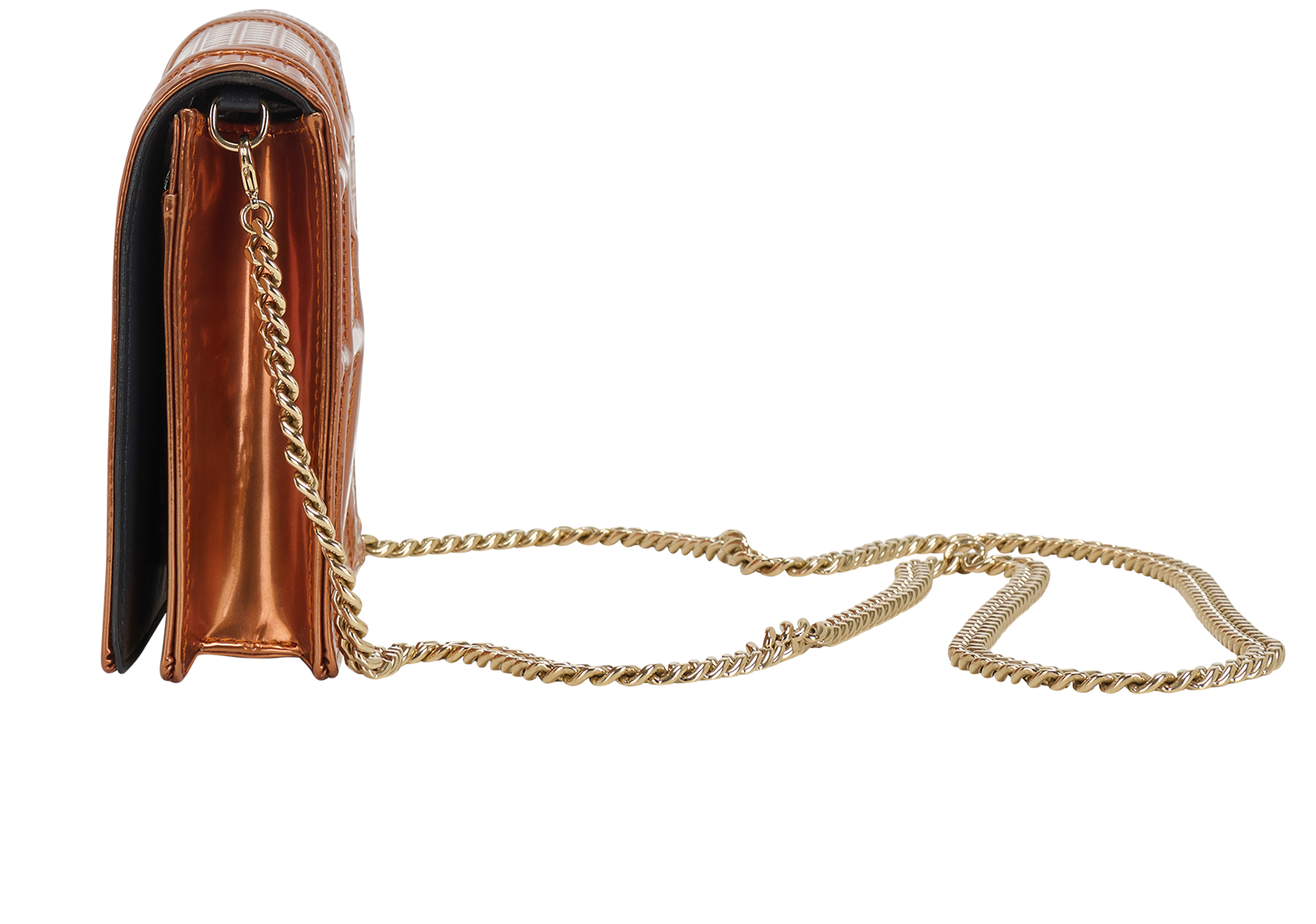 Diorama Wallet On Chain, &pound;695, Handbags, Bronze, Leather, Bottom view